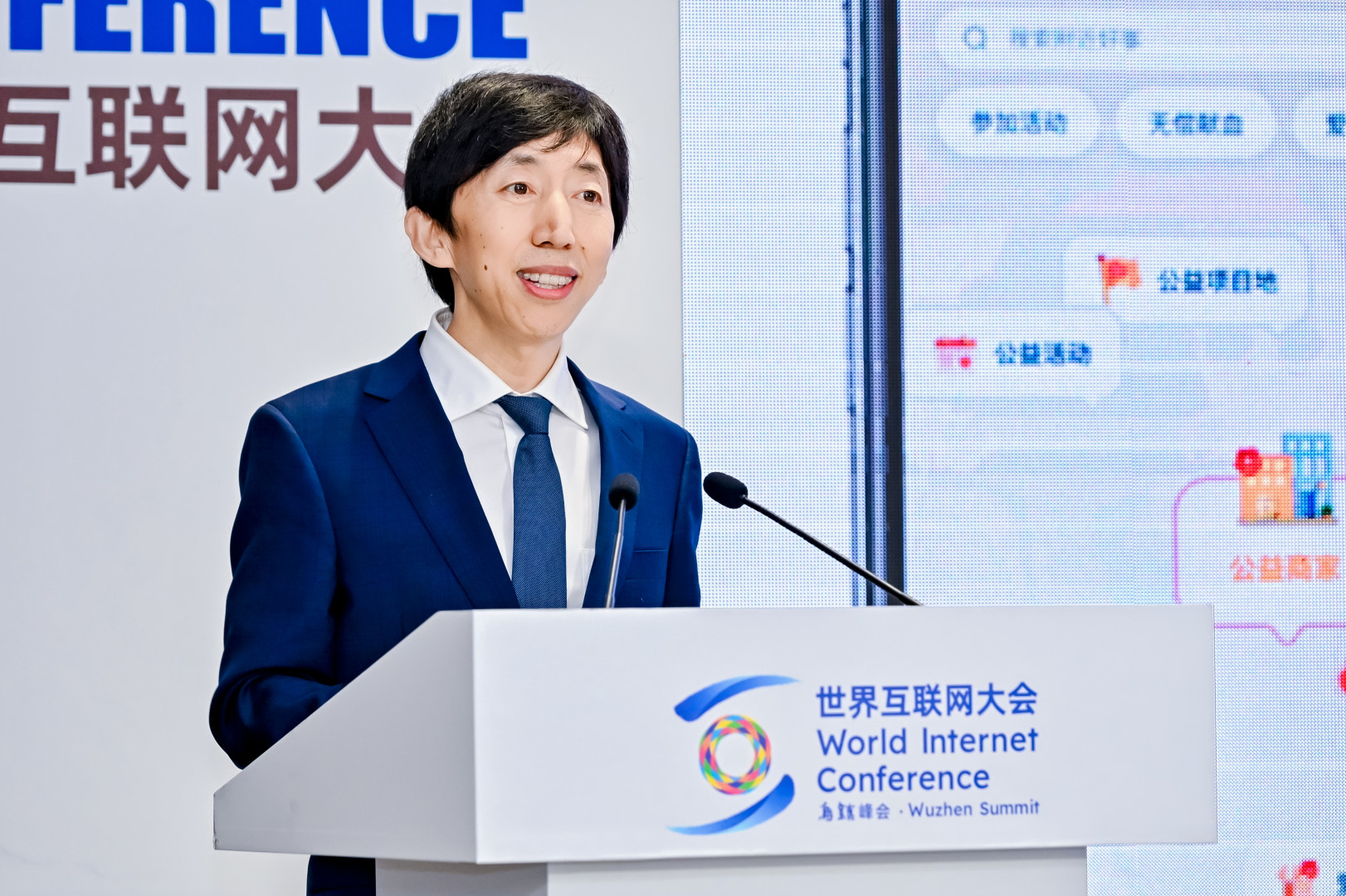 腾讯公司可持续社会价值副总裁赵国臣。主办方供图